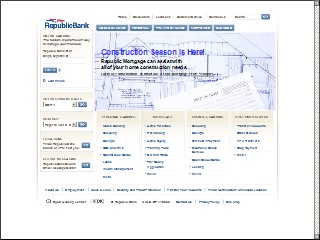 Web site www.bankrepublic.com, Republic Bank Inc