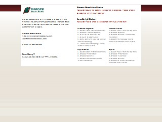 Web site www.borderstatebank.com, Border State Bank
