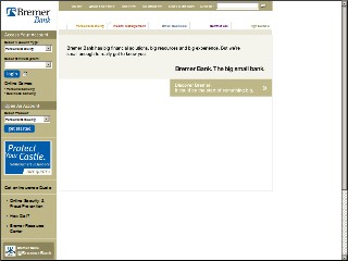 Web site www.bremerbank.com, Bremer Bank