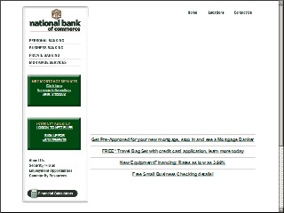 Web site www.nbofc.com, National Bank Of Commerce