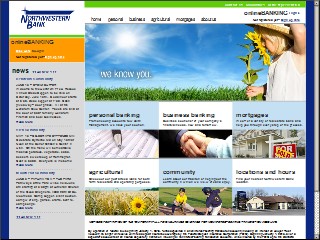 Web site www.nwbanks.com, Northwestern Bank