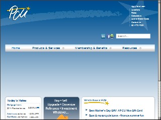 Web site www.postalcu.org, Ideal Credit Union