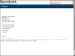 Web site www.roundbank.com, Roundbank Insurance