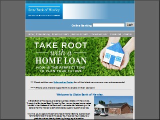 Web site www.statebankofhawley.com, State Bank Of Hawley