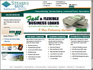 Web site www.stearns-bank.com, Stearns Bank N.A. - St. Cloud
