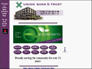 Web site www.ubtmn.com, Union Bank & Trust Co